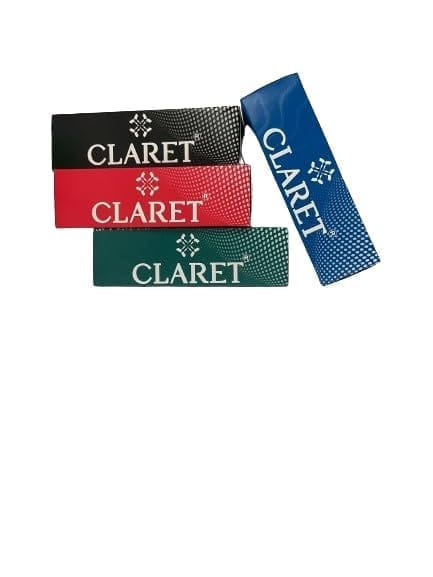 Claret Facial Tissue Box - 100 Pulls, 2-Ply, 18 x 20 cm, Soft & Multipurpose Tissues for Weddings, Parties, Makeup Removal & Daily Use (Pack of 1)