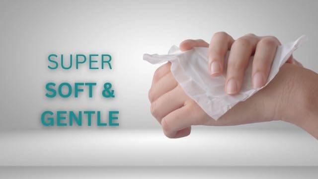 Claret Facial Tissue Box - 100 Pulls, 2-Ply, 18 x 20 cm, Soft & Multipurpose Tissues for Weddings, Parties, Makeup Removal & Daily Use (Pack of 1)