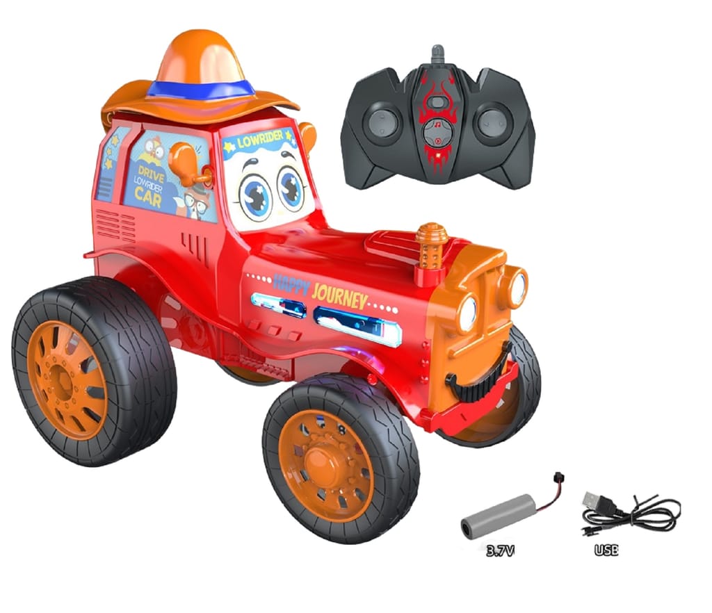 KTRS Enterprise 2.4G Crazy Stunt Jumping Car Funny Electric Remote Control Stunt Dancing Toy Car with Music Light - Toys and Games | Buy online on ZillyBuy