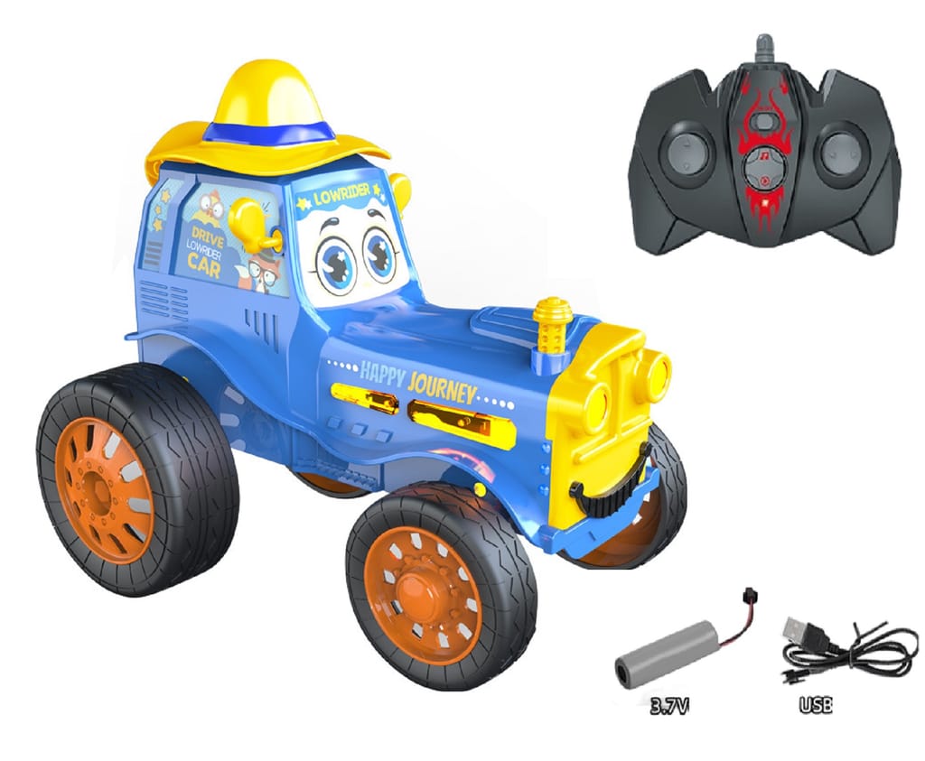 KTRS Enterprise 2.4G Crazy Stunt Jumping Car Funny Electric Remote Control Stunt Dancing Toy Car with Music Light - Toys and Games | Buy online on ZillyBuy