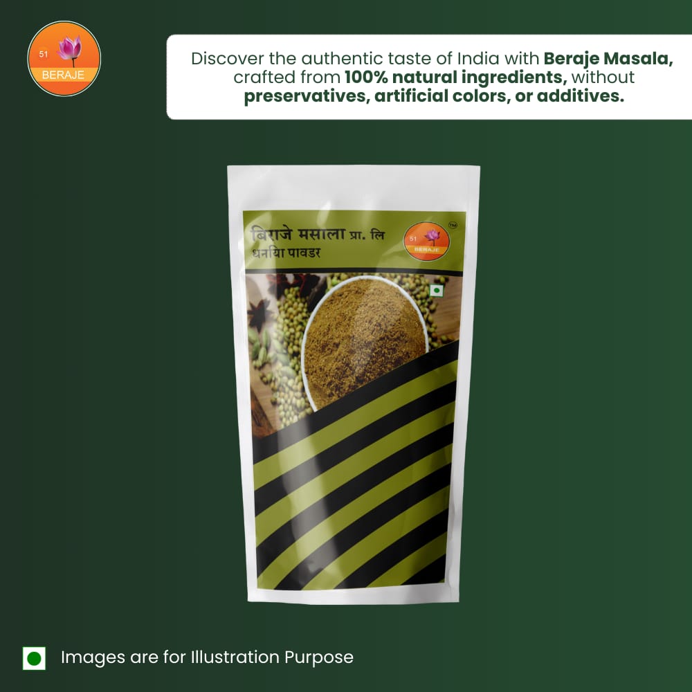 Beraje Organic Coriander Powder 100g, Dhaniya Powder