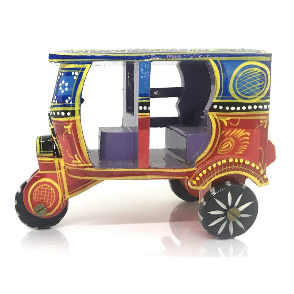 Arjun Art And Craft Wooden Hand Painted auto /Toy [pack of 1]