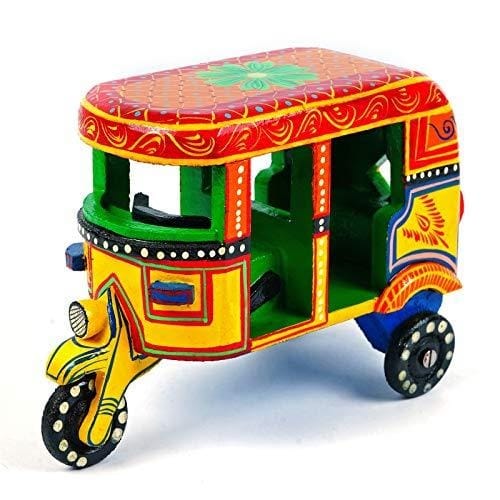 Arjun Art And Craft Wooden Hand Painted auto /Toy [pack of 1]