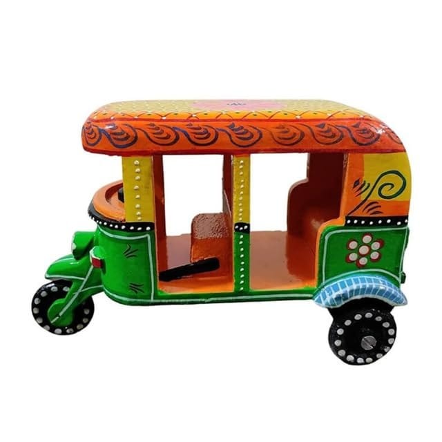 Arjun Art And Craft Wooden Hand Painted auto /Toy [pack of 1]