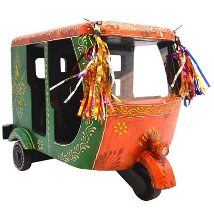 Arjun Art And Craft Wooden Hand Painted auto /Toy [pack of 1]