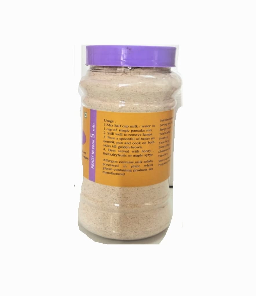 Magic Millet Banana Pancake Mix millet pancake Eggless Gluten free No maida No colour Natural healthy food for kids & adults Banana Jaggery Jowar pancakes 300g