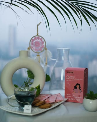 Sanatan Organic Blue Butterfly Radiance Green Tea- 20 sachets Sanatan Organic Blue Butterfly Radiance Green Tea- 20 sachets
