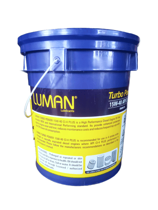 LumanTurbo Power 15W-40 API CI-4+ Engine Oil Heavy Quality -7L