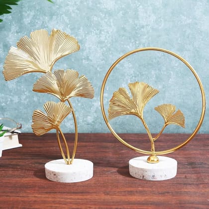 MOHD YASIN - Art Decor Resin Feather Leaf Figurine Sculpture Statue Ornament Figure Gifts