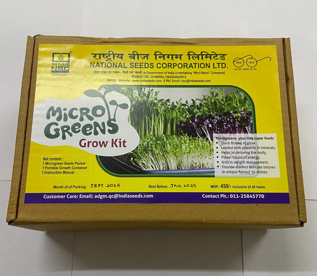NSC Microgreens Grow Kit