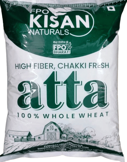 Kisan Naturals High Fiber Atta, 100% Whole Wheat, 5 Kg