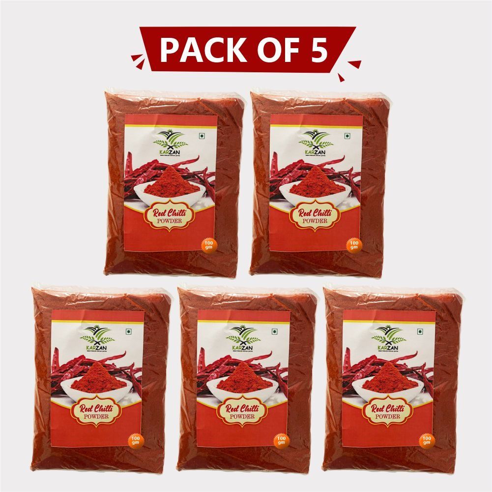 Red Chilli Powder (Pack of 5)