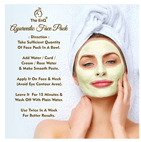 Ayurvedic Face Pack Neem, Hibiscus & Turmeric (Haldi) 150 gm for Glowing skin I Face pack Women & Men