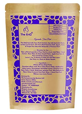 Ayurvedic Face Pack Neem, Hibiscus & Turmeric (Haldi) 150 gm for Glowing skin I Face pack Women & Men - Pack of 2