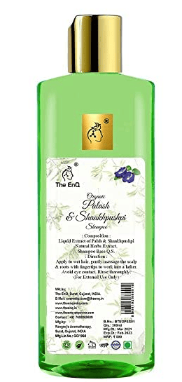 Palash & Shankhpushpi Shampoo For prevention from Hair Loss, Damaged roots & Improve Hair Growth & Texture 300 ML- Pack of 2