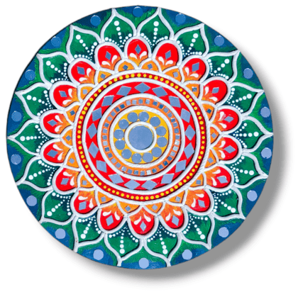 Aarya ovation Lippan art wall hanging for home decoration /living room/kids room / garden décor.blue