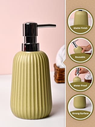 VON CASA Mint Green Polyresin Soap Dispenser - 270ml