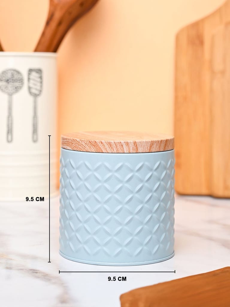 Market99 Jar Set of 4 (785 ml) - Multi Tin Glossy Finish