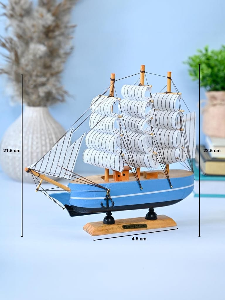 Market99 Wooden Decorative Sailing Ship