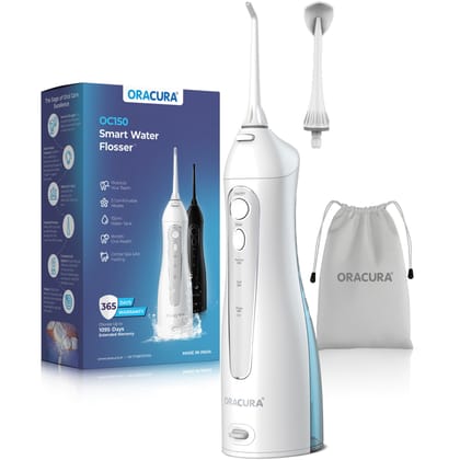Oracura OC150 LITE Smart Water Flosser White Oracura OC150 LITE Smart Water Flosser White