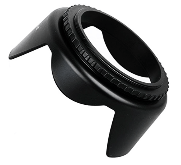 Hanumex® 49mm Flower Lens Hood Screw Mount for Canon Nikon Sony Olympus Pentax & All Other Digital SLR Cameras SLT-A33 A35 A55 A58 A65 A77 A99 A3000 A5000 a5100 A6000 DSLR330 L
