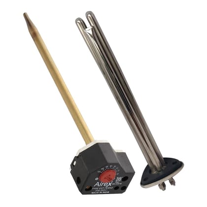 Airex Triangle Type Geyser Heating Element Heater Element With Thermostat Cut-Off Electronic Electric Water Heater Geyser Temperature Controlling Sensor