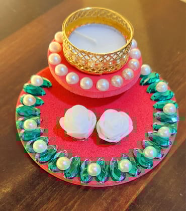 Two Layer Floating Candle Holder Two Layer Floating Candle Holder