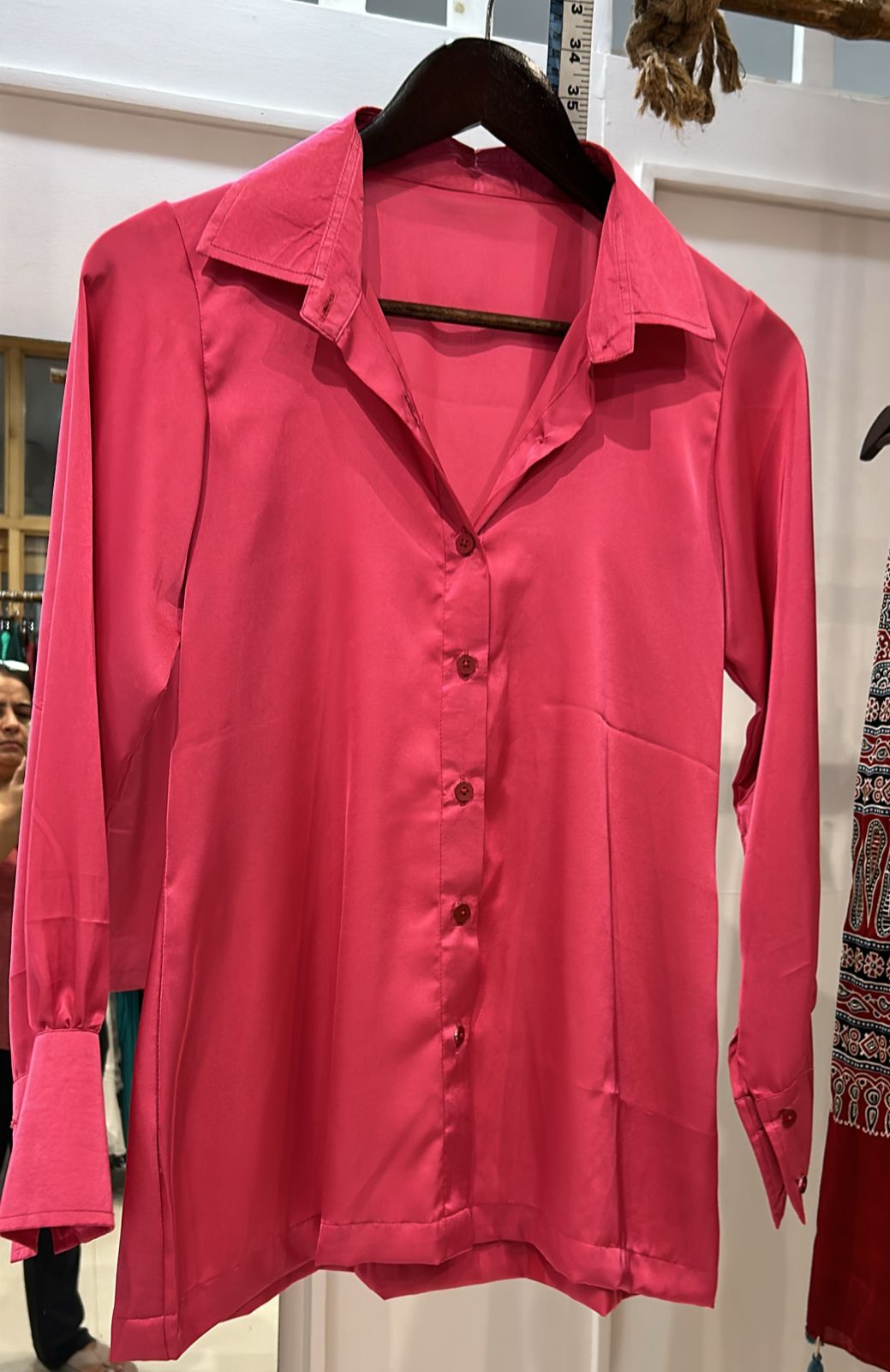 NM by Neha Mehta Stylish Party Wear Silk Shirt for Women