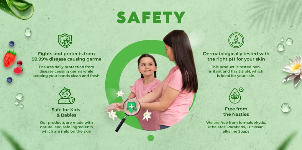 Ecoliv Tropical Mix Liquid Handwash Refill Pouch 1 Litre|Pack of 2 x 170ml Concentrate Refill |pH 5.5|Gentle on Hands| Add 330 ml Water Make 500 ml hand wash liquid in 15 seconds