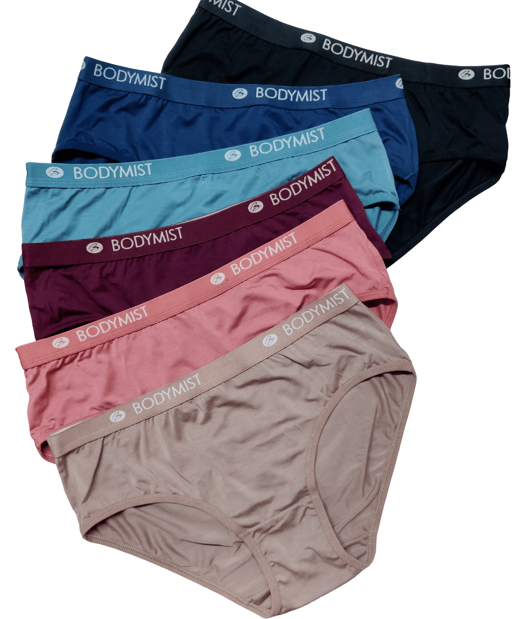 Bodymist Women's Cotton Hipster Panty (Pack of 3)