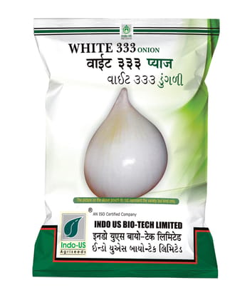 INDO US WHITE 333 ONION SEEDS INDO US WHITE 333 ONION SEEDS