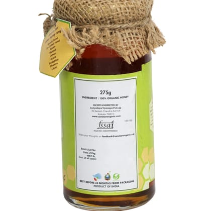 Sanatan Organic Monoflora Tulsi Honey- 275 gms Sanatan Organic Monoflora Tulsi Honey- 275 gms