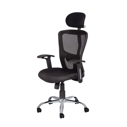 MANGO BLOSSOM TRENTBRIDGE HIGH BACK MESH OFFICE CHAIR BLACK