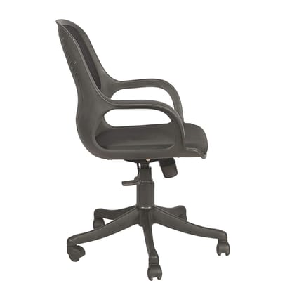 MANGO BLOSSOM VALLEY MID BACK MESH OFFICE CHAIR BLACK