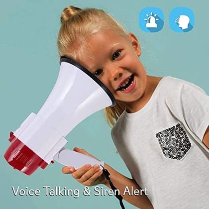 Megaphone Speaker Lightweight Bullhorn - Adjustable Volume Control