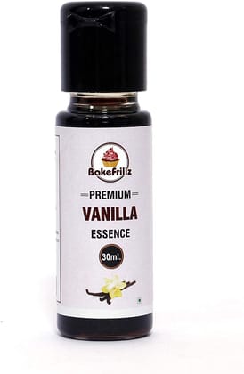 Bakefrillz Vanilla (30 ml x 2) Food Flavor Essence for Cake Baking, Ice creams, puddings, cookies, essence for cake making