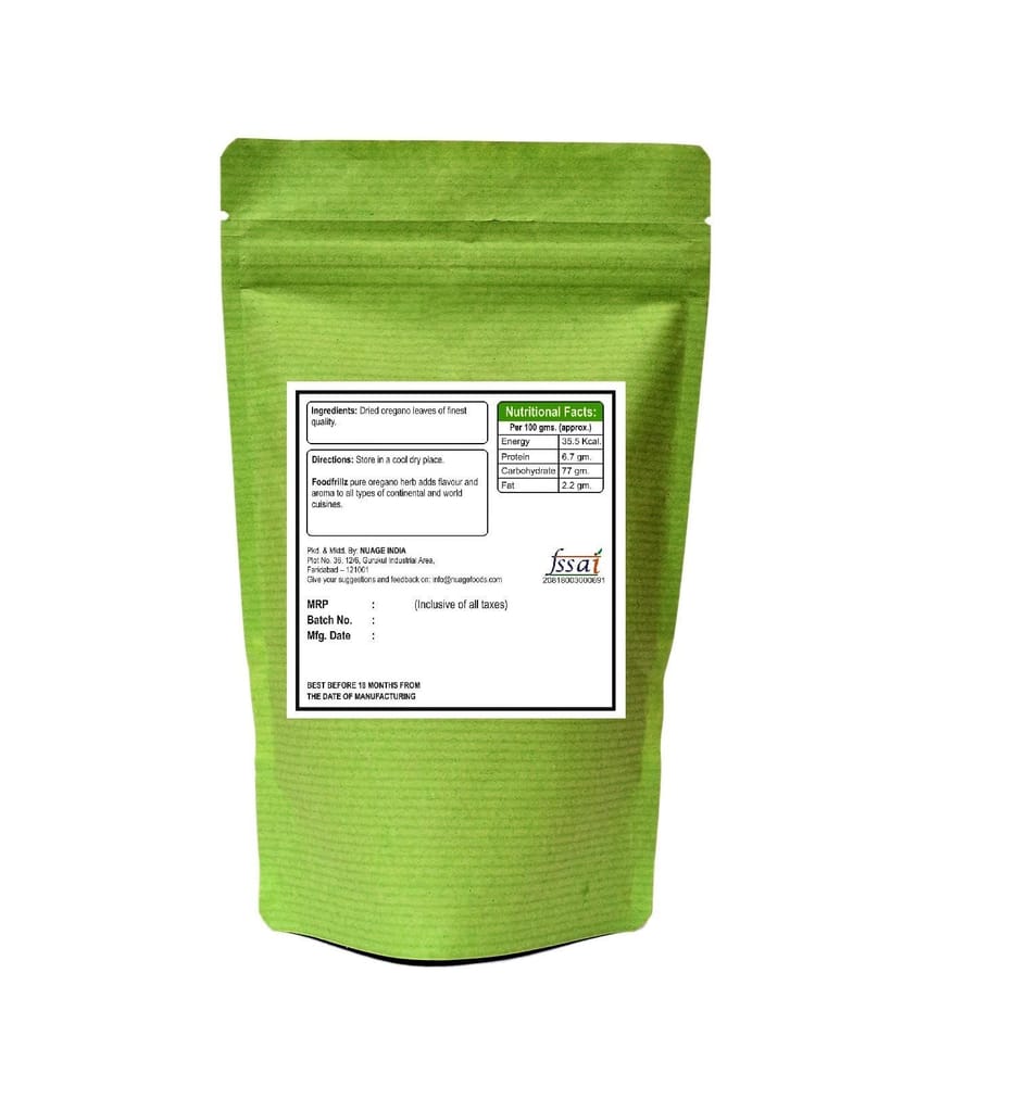 foodfrillz Oregano Herb (100 g) & Red Chilli Flakes (200 g) Combo Pack of 2