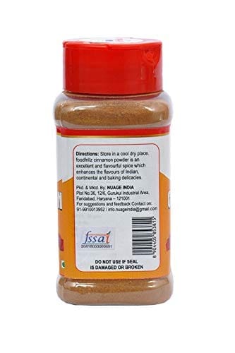 foodfrillz Cinnamon Powder, Nutmeg Powder,Clove Powder & Cardamom Powder,(Dalchini,Jaiphal,Laung,Chhoti Hari Elaichi) Pack of 4