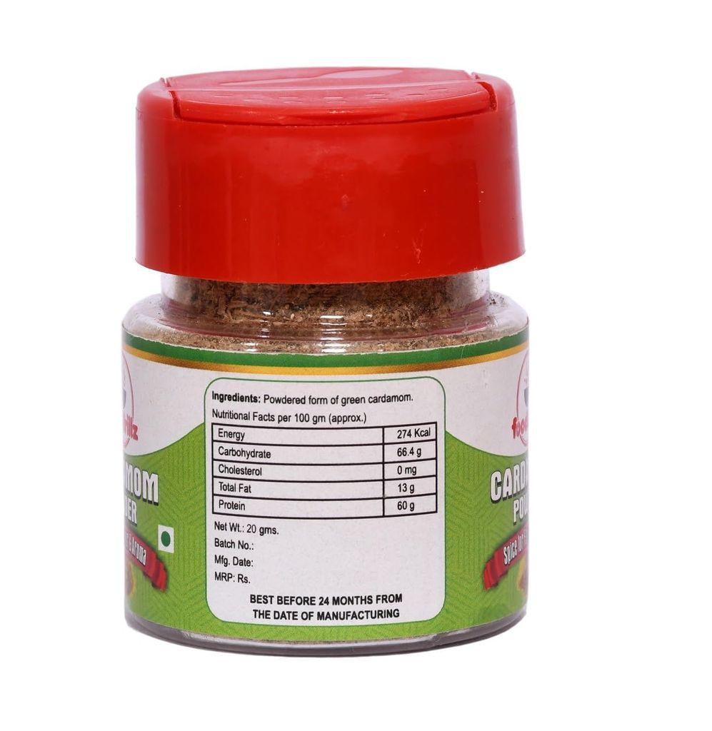 foodfrillz Cardamom Powder, 20 g Choti (green) Hari Elaichi Powder