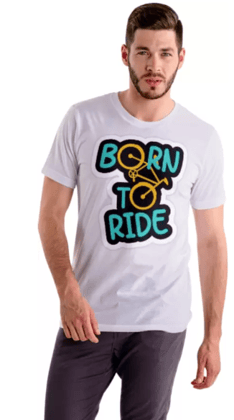 Ikkay Fashion  Men Typography Round Neck Reversible Poly Cotton White T-Shirt