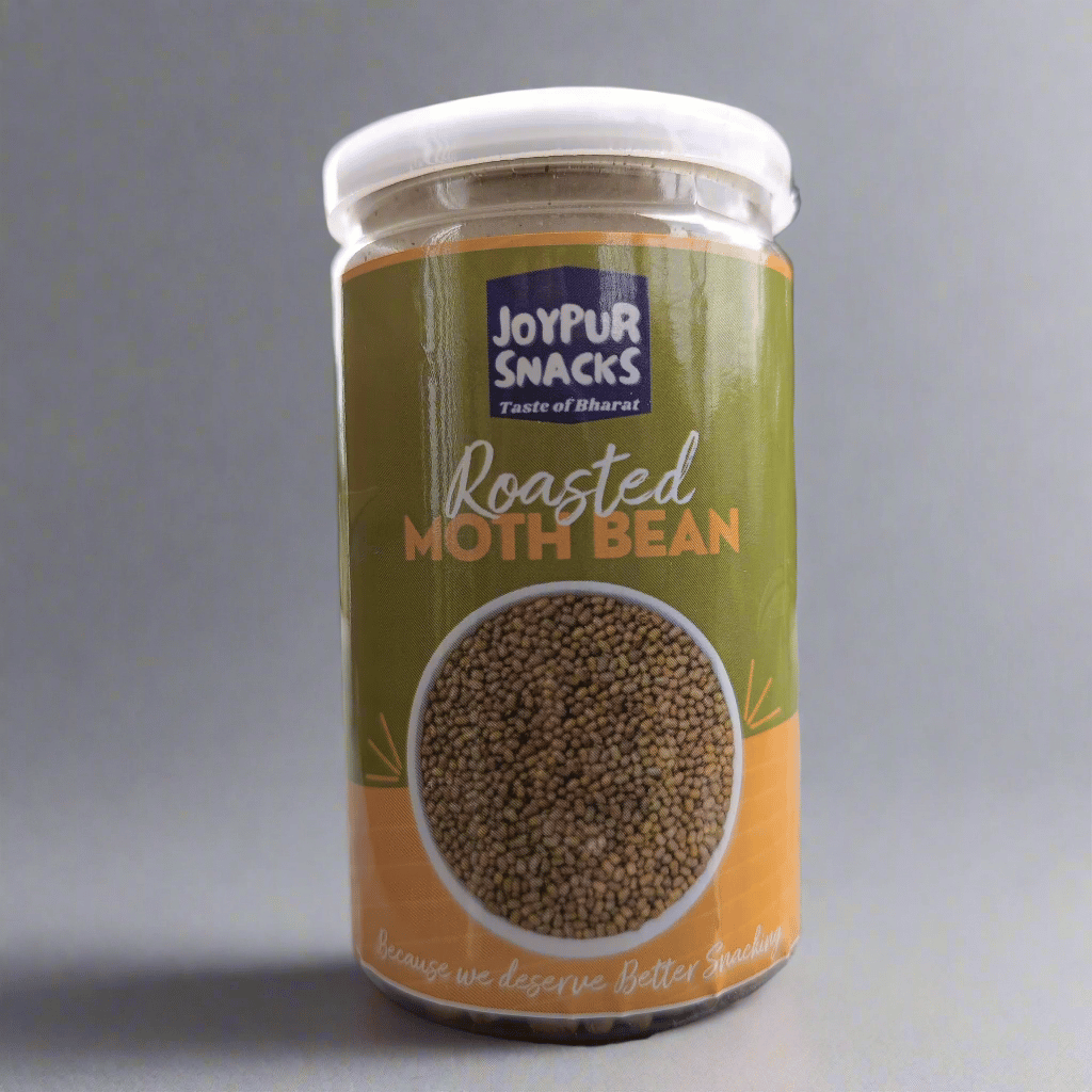 Joypur Snacks Roasted Moth Bean | Protein-Packed | High Fiber | Healthy Snack | No Frying | 80g