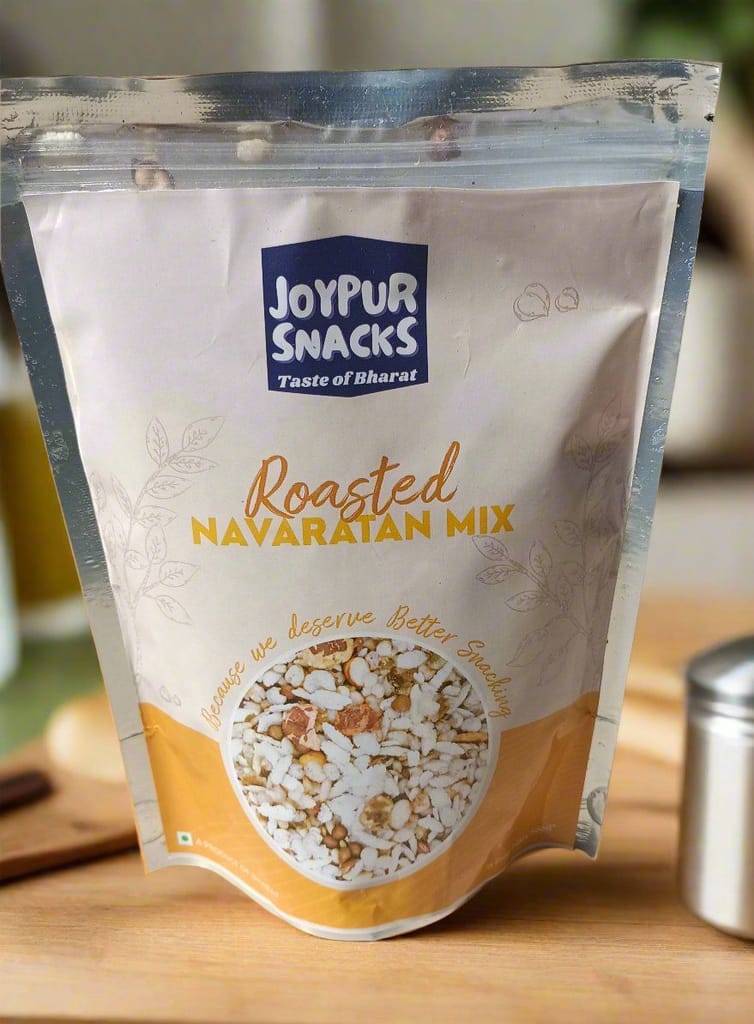 Joypur Snacks Roasted Navratan Mix | Healthy, Crunchy, & Flavorful | High Protein | No Frying | 150g