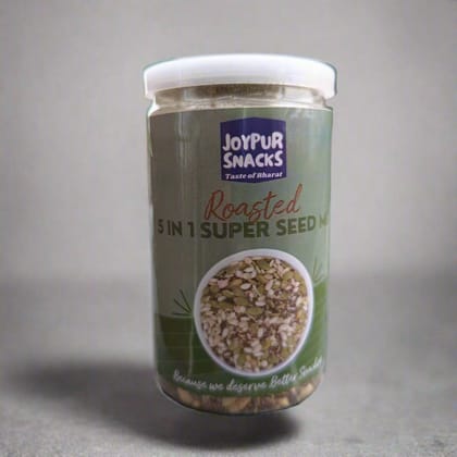Joypur Snacks Roasted 5 in 1 Super Seed Mix | High Protein | Fiber Rich | Immunity Booster | Healthy Snack | 100g