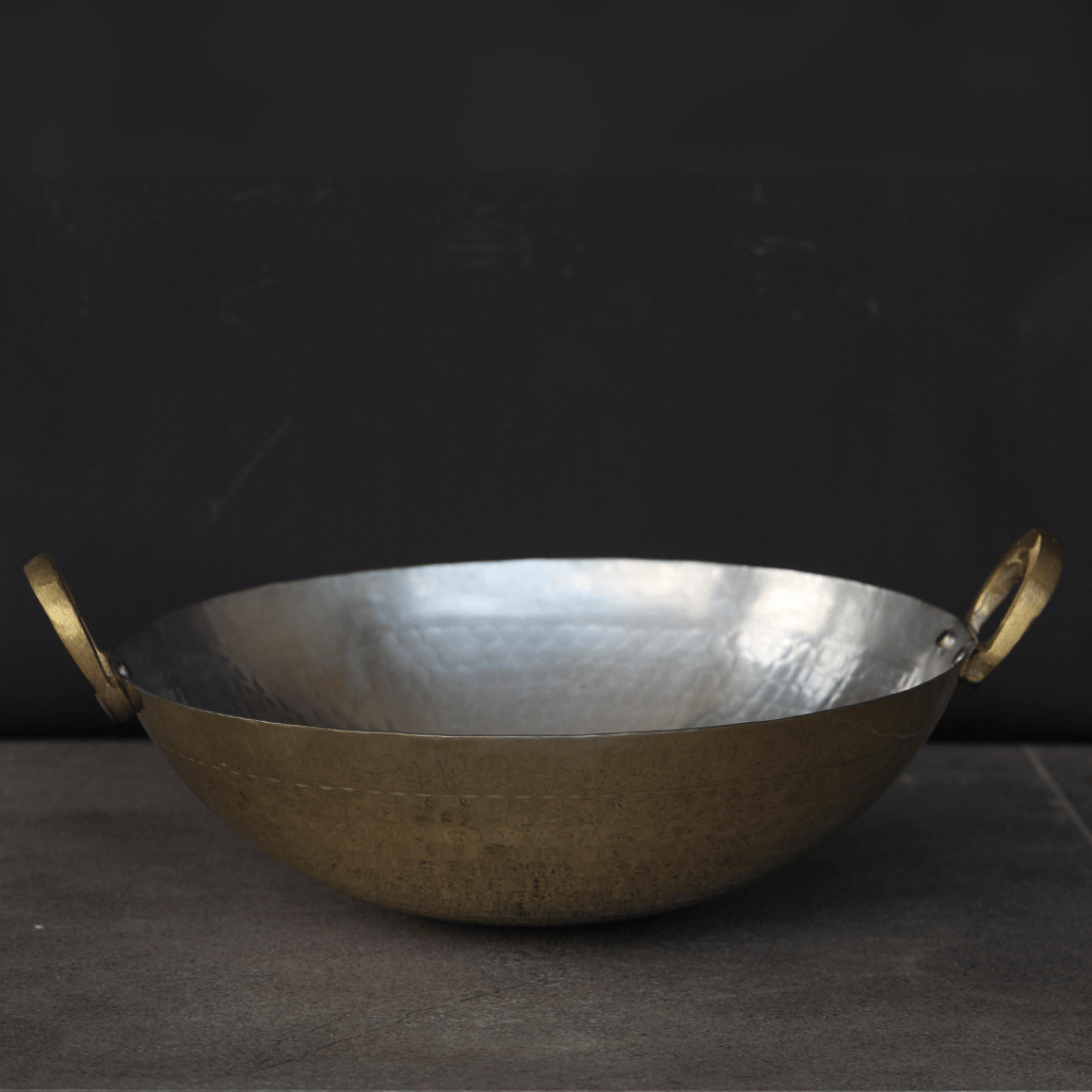 Sophisticated Home - - and - - Decor Brass Kadahi With Kalai 2025 at ShopCircuit | ONDC