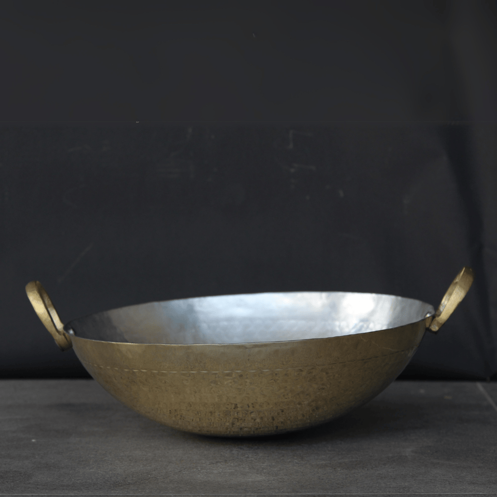 Sophisticated Home - - and - - Decor Brass Kadahi With Kalai 2025 at ShopCircuit | ONDC