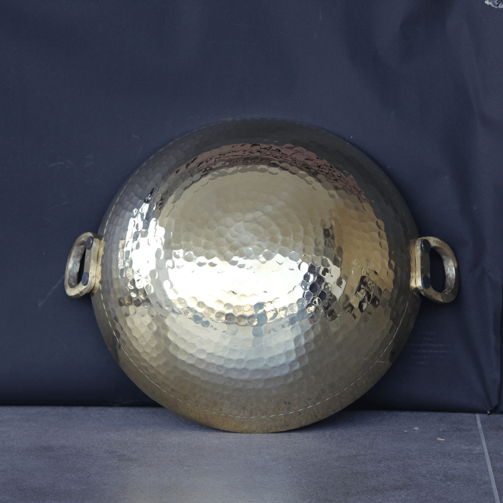 Sophisticated Home - - and - - Decor Brass Kadahi With Kalai 2025 at ShopCircuit | ONDC