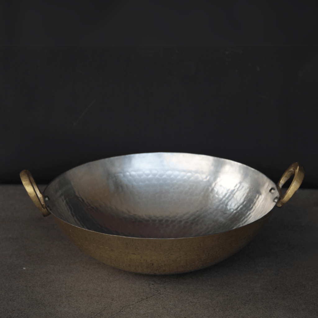 Sophisticated Home - - and - - Decor Brass Kadahi With Kalai 2025 at ShopCircuit | ONDC