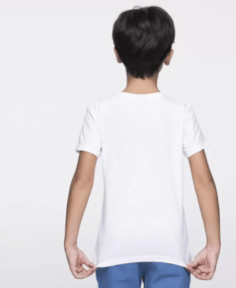 Elegant Kids Ikkay Fashion  Boys & Girls Typography Polycotton Regular T Shirt  (White, Pack of 