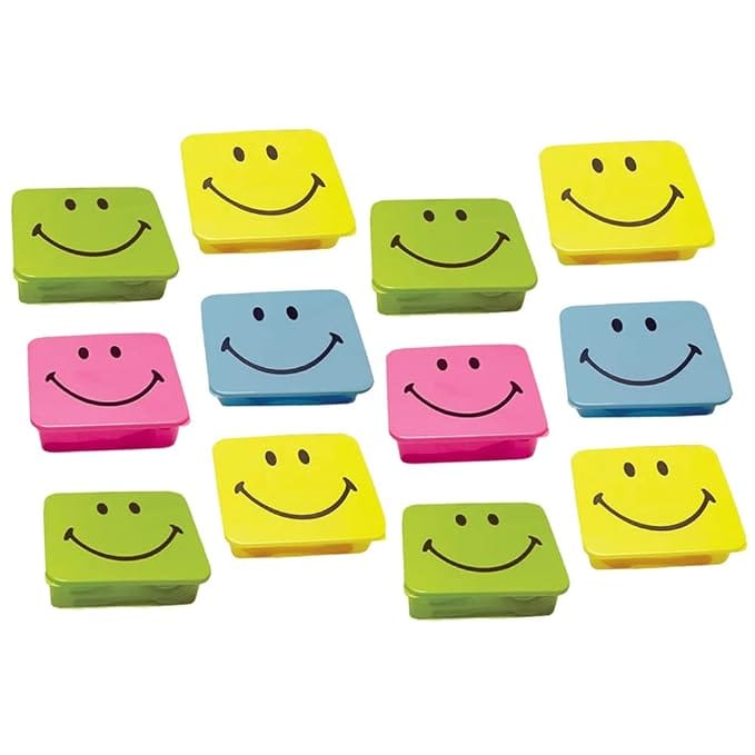 UNMEE Plastic Lunch Box 3 Compartment For Kid's, School, College, Birthday, Gifting, Multicolor (Set of 12)