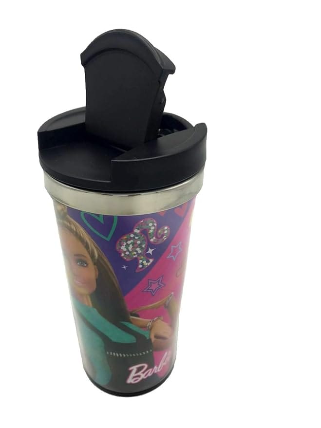 UNMEE Stainless Steel Cartoon Printed Insulated Glass with Inner Steel for Water, Juice, Cold Drink, Milk, Kids, Boys Set of 1